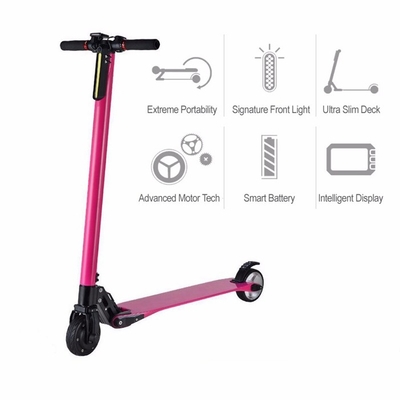 High Tech Motorized Electric Kids Scooter 24v 250w 25 Km/H With Slim Deck