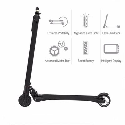 High Tech Motorized Electric Kids Scooter 24v 250w 25 Km/H With Slim Deck